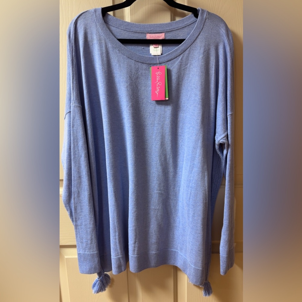Lilly Pulitzer Light Blue Knit Top